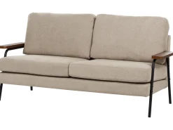 Sofa 3 personers AKRANES Brungrå