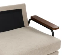 Sofa 3 personers AKRANES Brungrå
