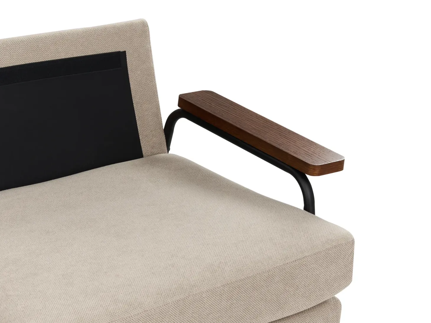 Sofa 3 personers AKRANES Brungrå