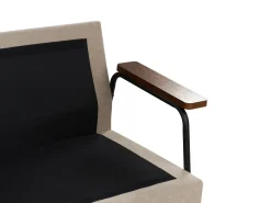 Sofa 3 personers AKRANES Brungrå
