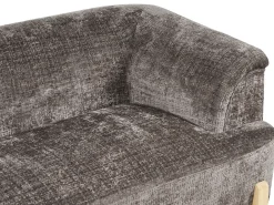 Sofa 2 personers ALNOR Chenille Brun