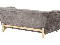Sofa 2 personers ALNOR Chenille Brun