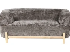 Sofa 2 personers ALNOR Chenille Brun