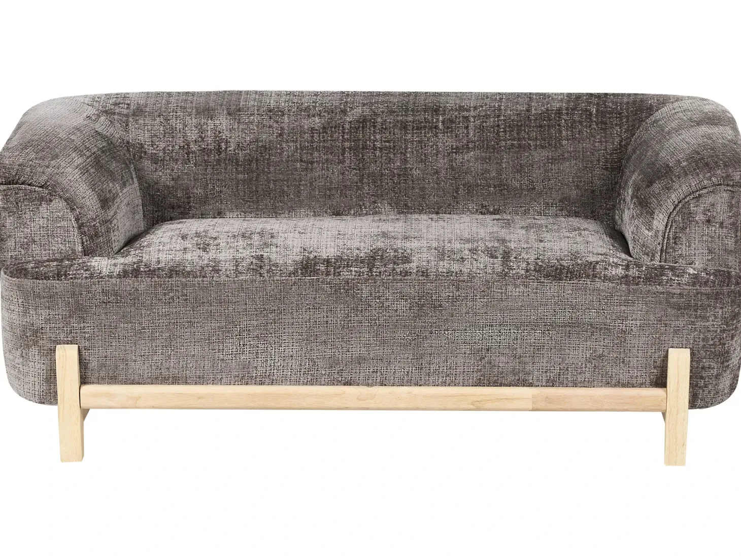 Sofa 2 personers ALNOR Chenille Brun