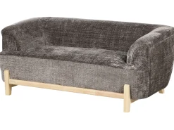 Sofa 2 personers ALNOR Chenille Brun