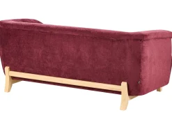 Sofa 2 personers ALNOR Chenille Bordeaux