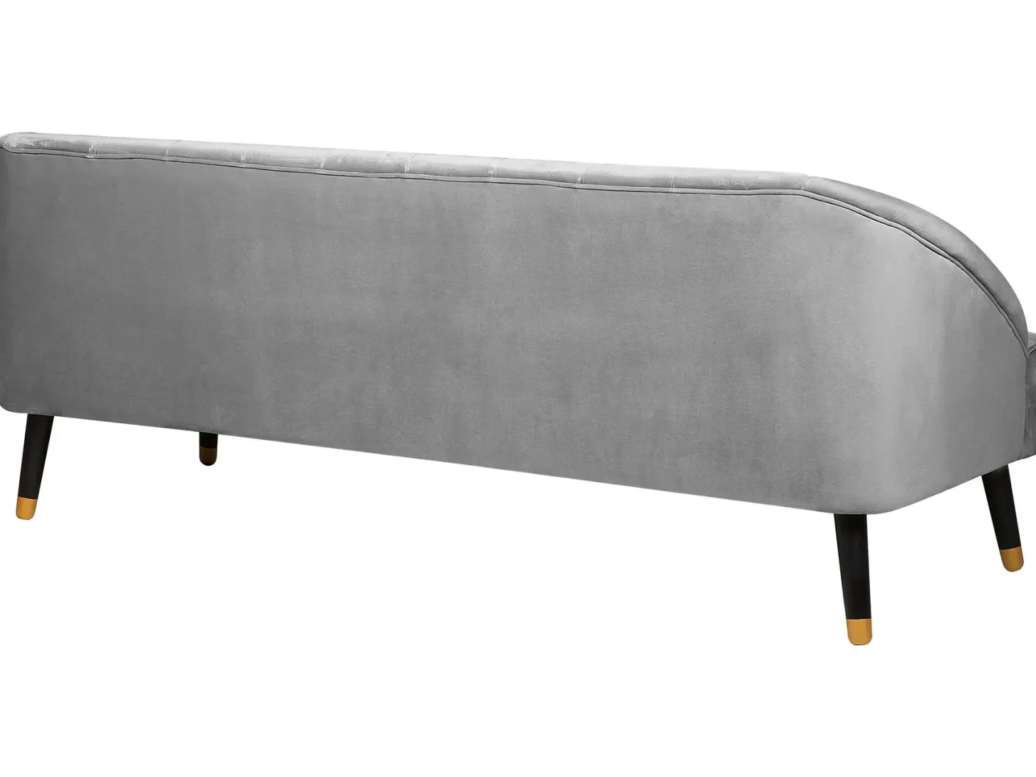 Sofa 3 personers ALSVAG Velour Lysegrå