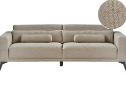 Sofa 3 personers ANGE Boucle Brungrå