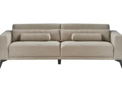 Sofa 3 personers ANGE Boucle Brungrå