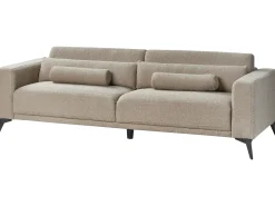 Sofa 3 personers ANGE Boucle Brungrå