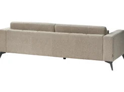 Sofa 3 personers ANGE Boucle Brungrå
