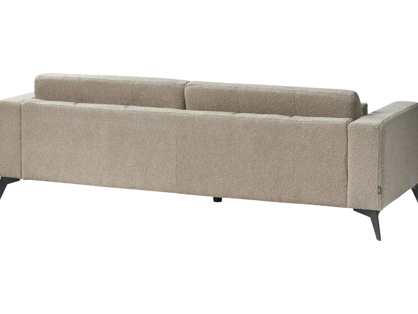 Sofa 3 personers ANGE Boucle Brungrå