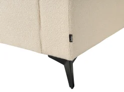 Sofa 3 personers ANGE Boucle Cremehvid