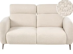 Sofa 2 personers ARTUNA Boucle Cremehvid