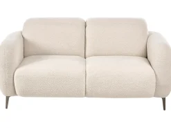 Sofa 2 personers ARTUNA Boucle Cremehvid