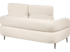 Sofa 2 personers ARTUNA Boucle Cremehvid