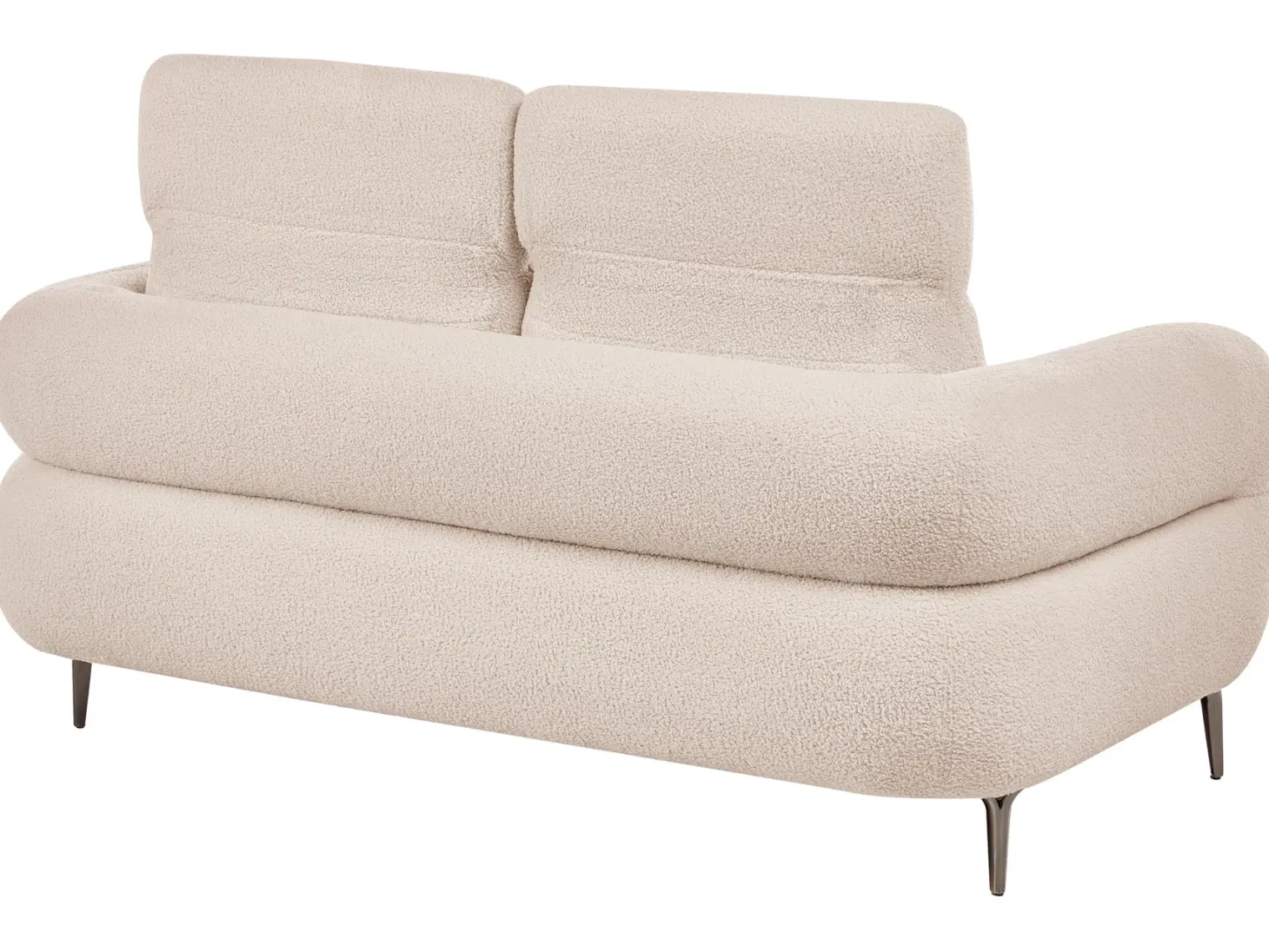 Sofa 2 personers ARTUNA Boucle Beige