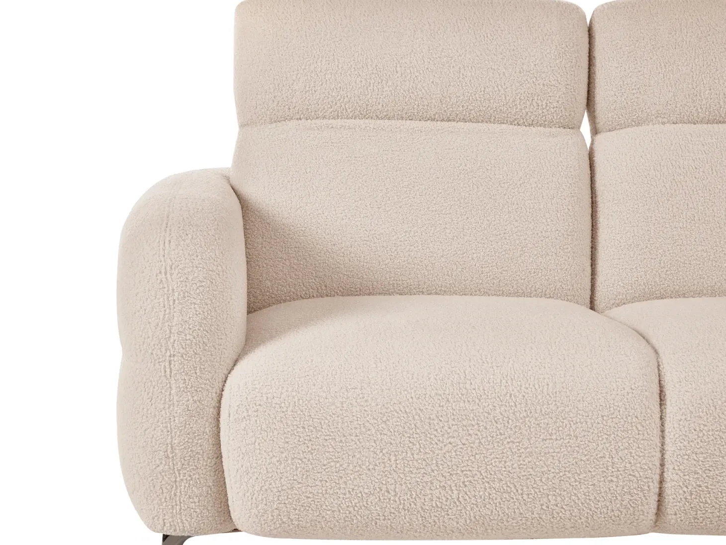 Sofa 2 personers ARTUNA Boucle Beige
