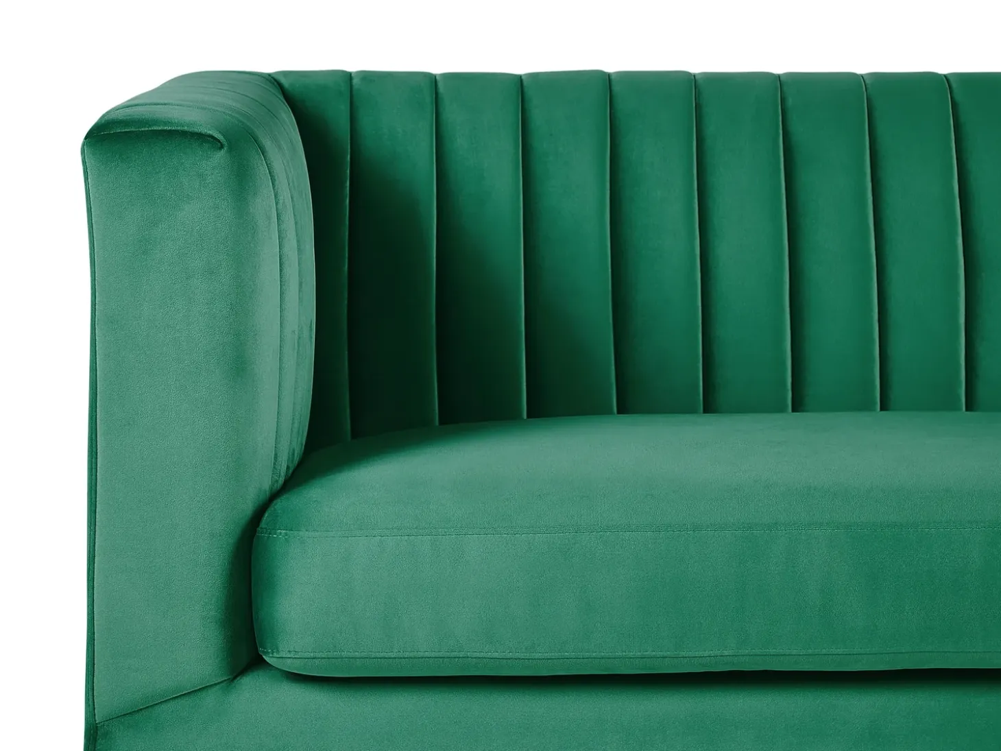 Sofa 3 personers ARVIKA Velour Grøn