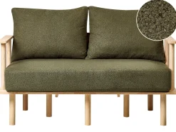 Sofa 2 personers ASKER Boucle Mørkegrøn