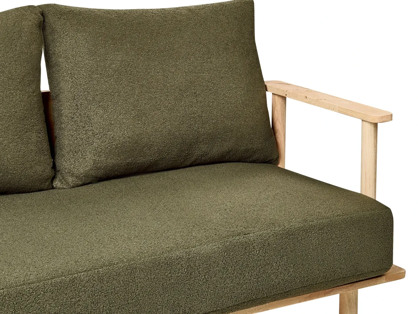 Sofa 2 personers ASKER Boucle Mørkegrøn