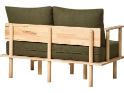 Sofa 2 personers ASKER Boucle Mørkegrøn