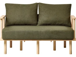 Sofa 2 personers ASKER Boucle Mørkegrøn