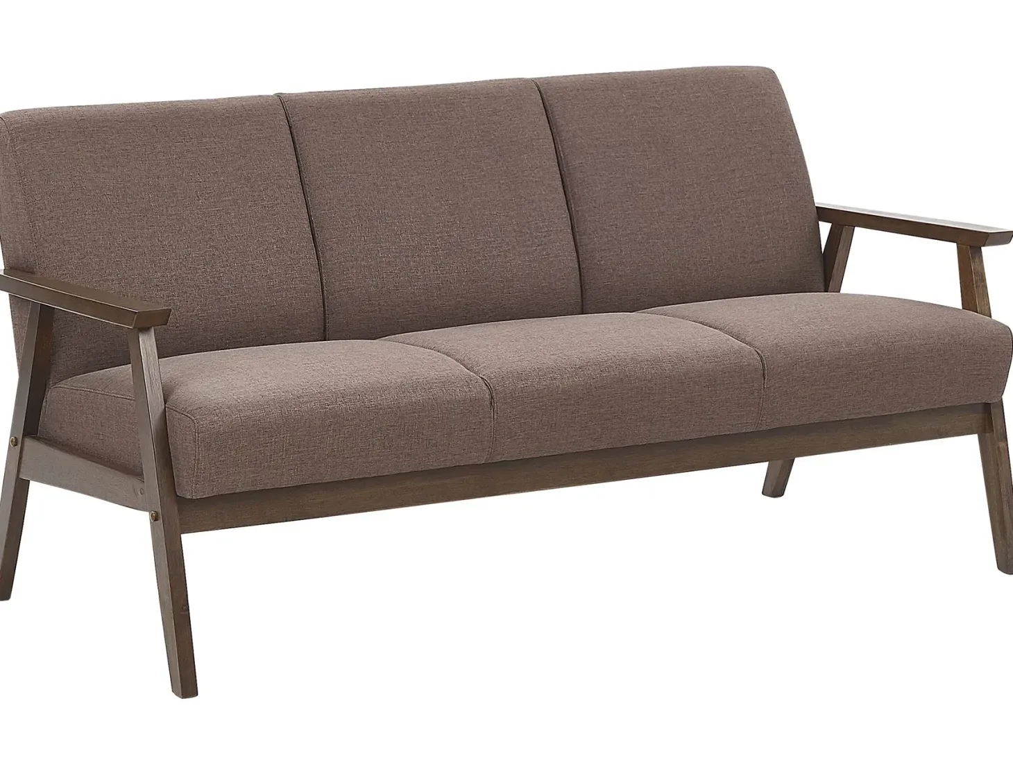 Sofa 3 personers ASNES Brun