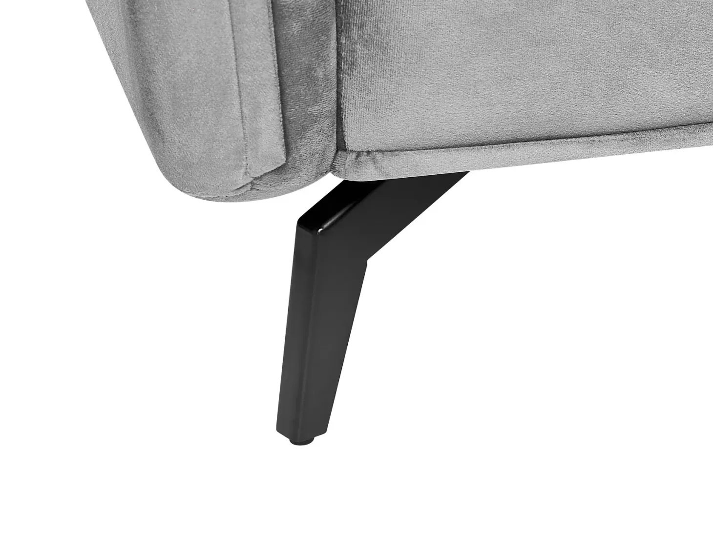 Sofa 4 personers AURE Velour Lysegrå