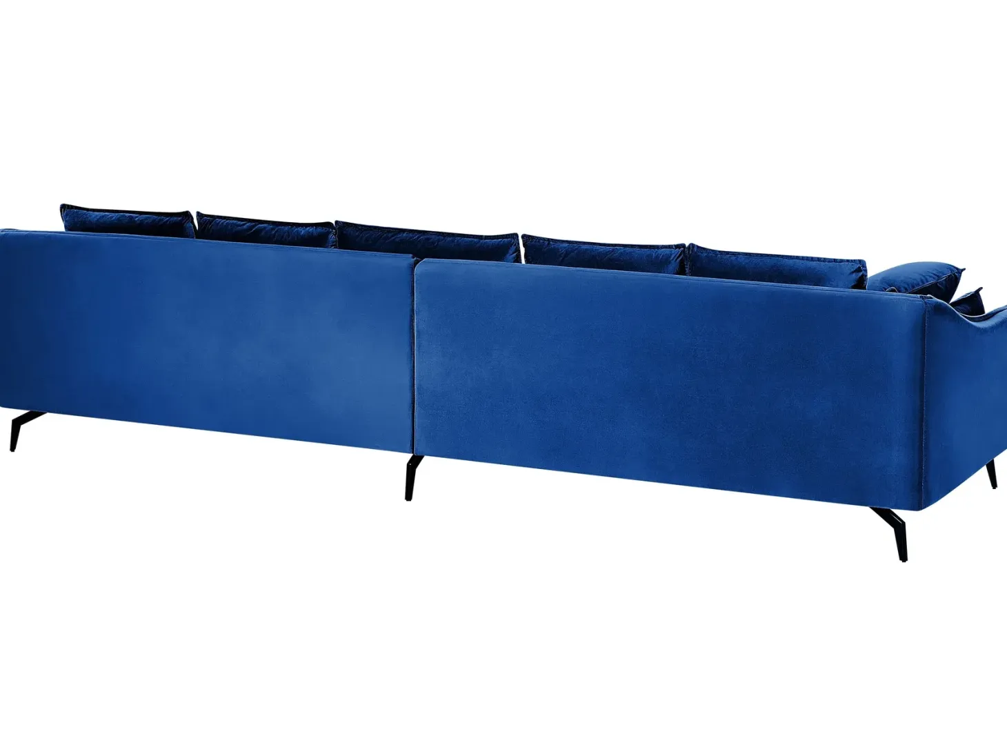 Sofa 4 personers AURE Velour Navy Blå
