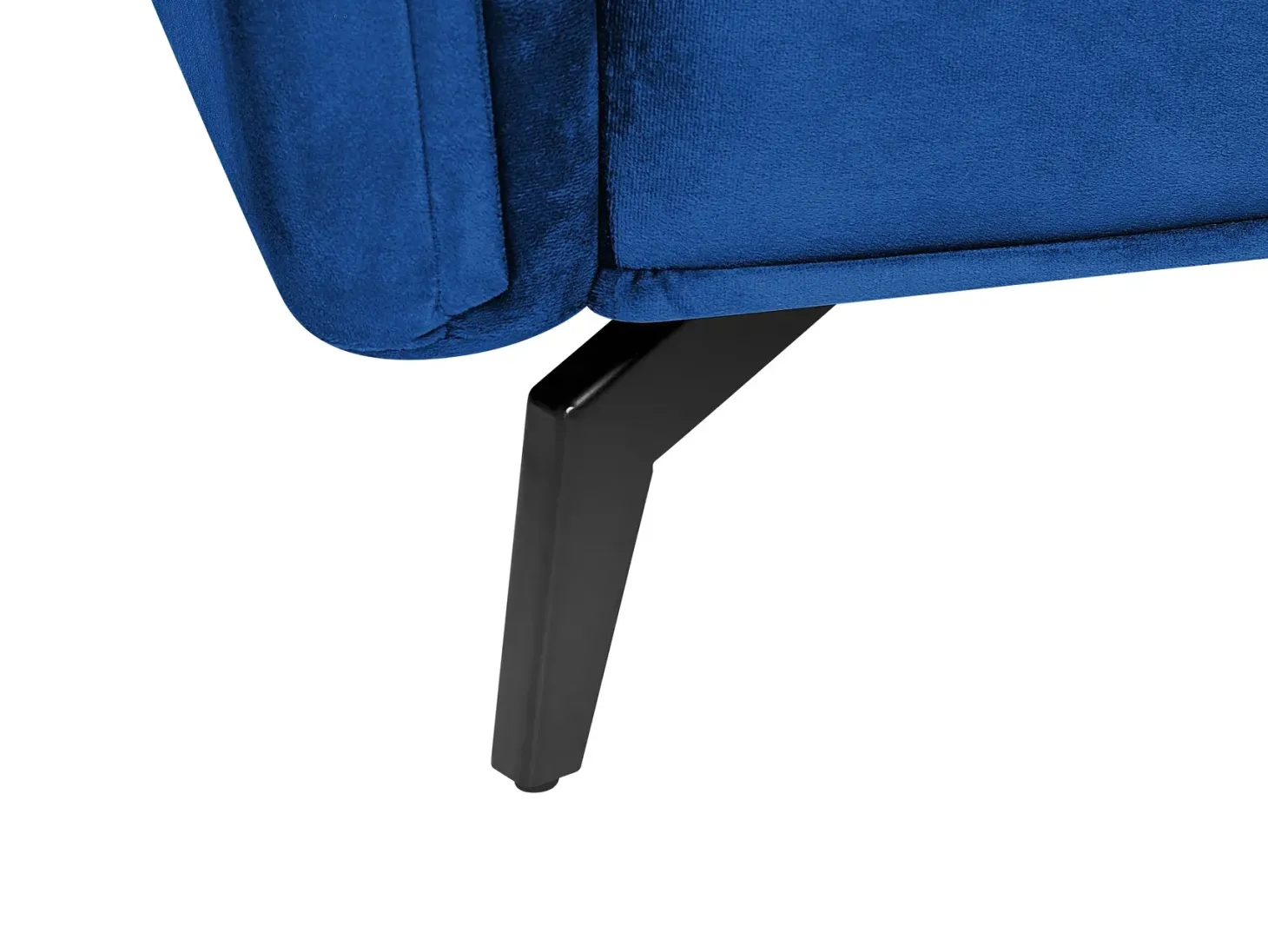 Sofa 4 personers AURE Velour Navy Blå