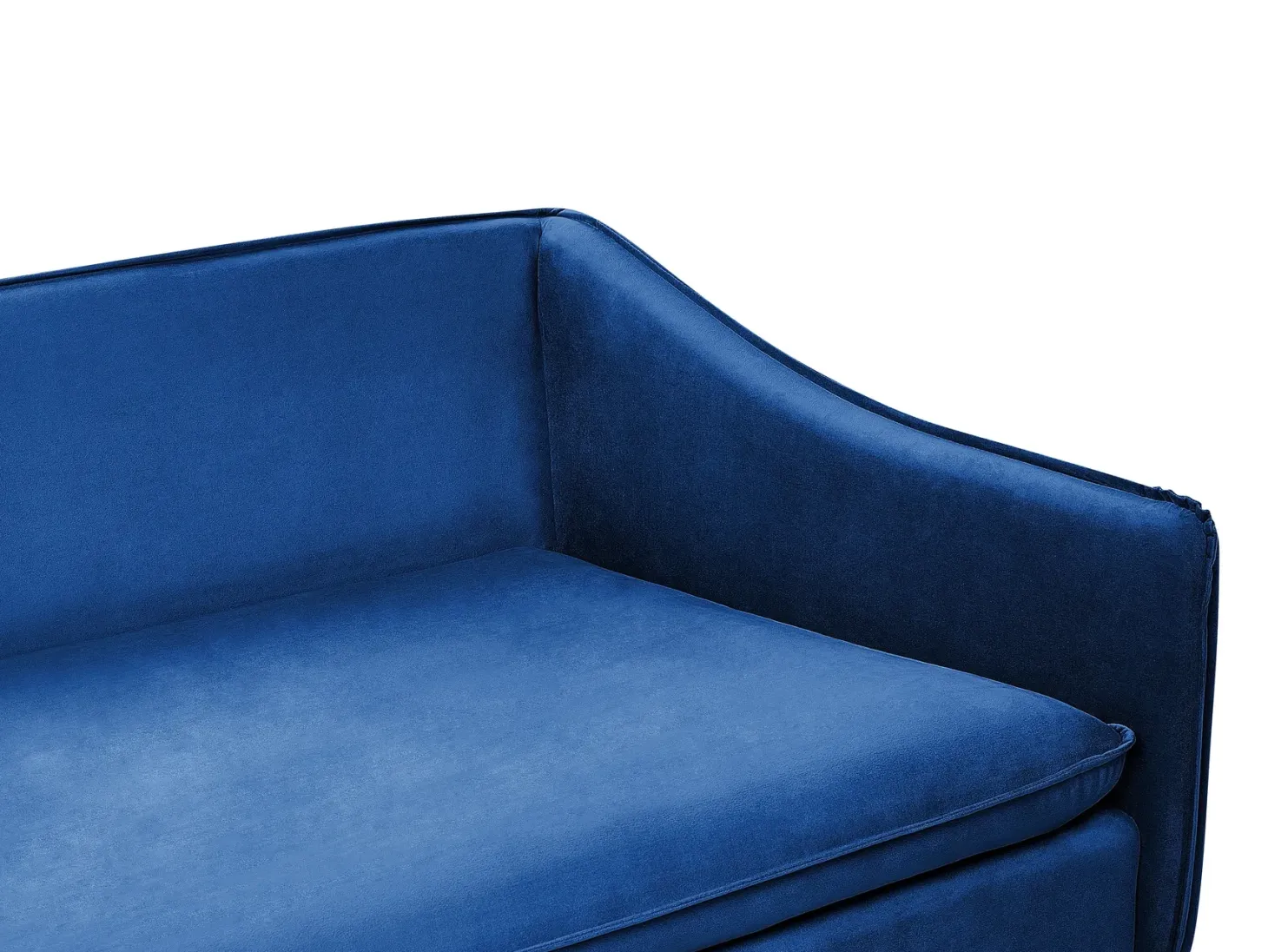 Sofa 4 personers AURE Velour Navy Blå