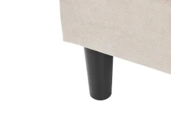 Sofa 3 personers AVESTA Beige med fodskammel