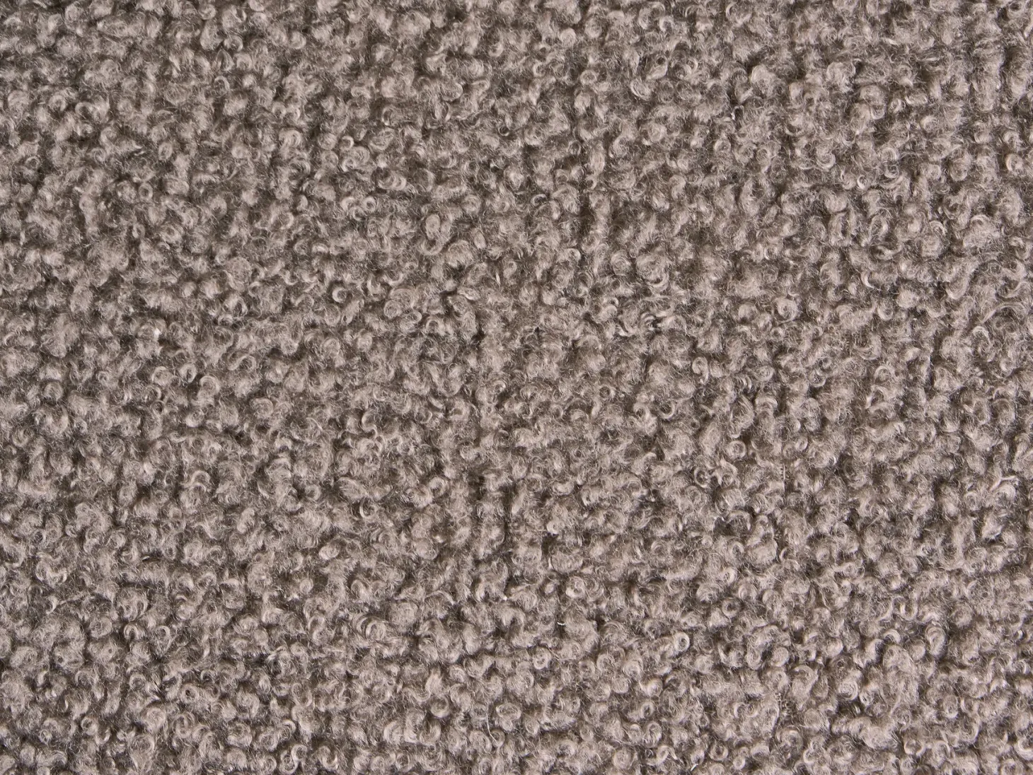 Sofa 3 personers BLAVAND Boucle Brungrå