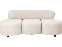 Sofa 3 personers BLAVAND Boucle Beige