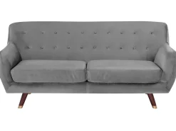 Sofa 3 personers BODO Velour Grå
