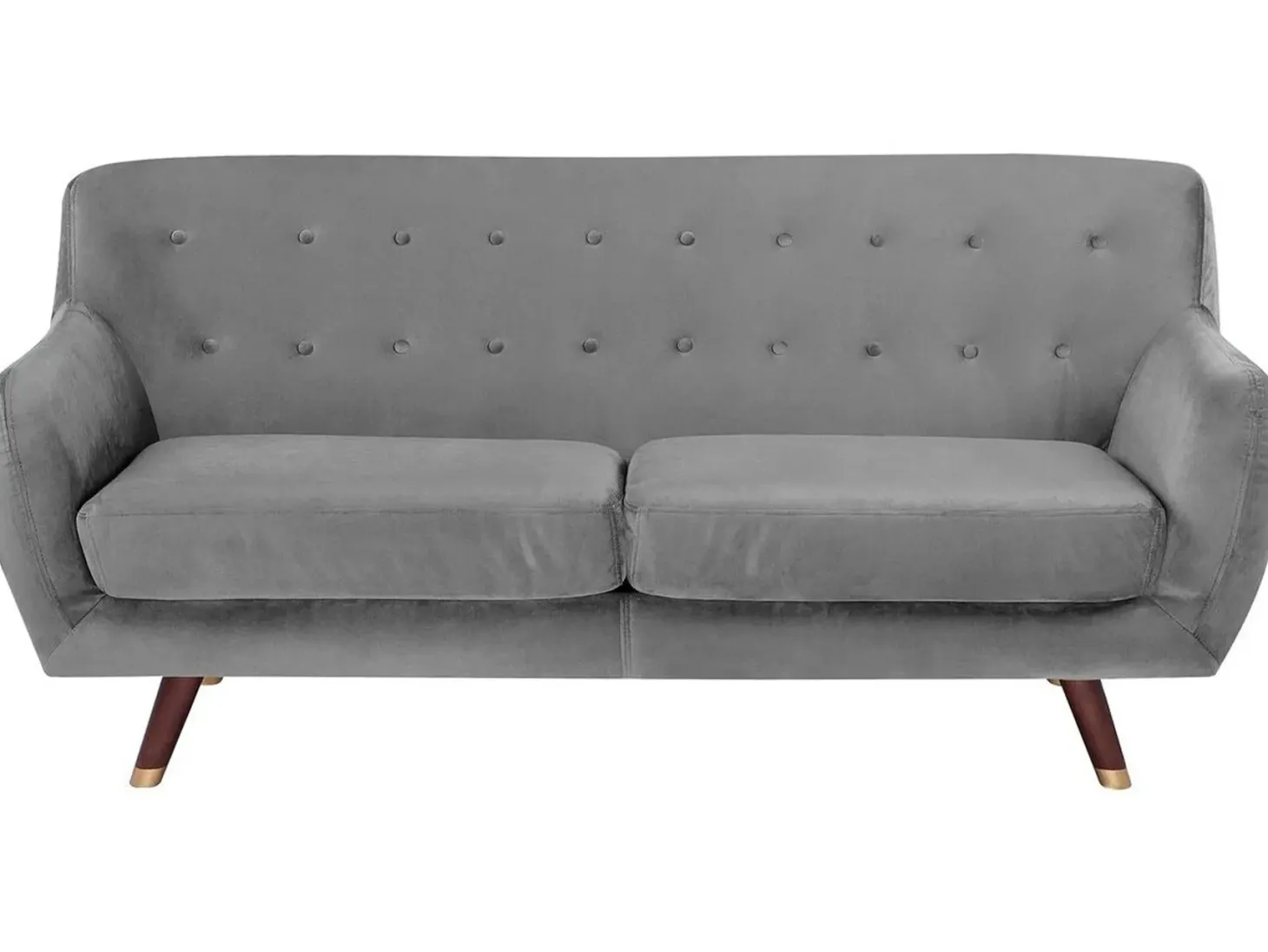 Sofa 3 personers BODO Velour Grå