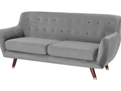Sofa 3 personers BODO Velour Grå