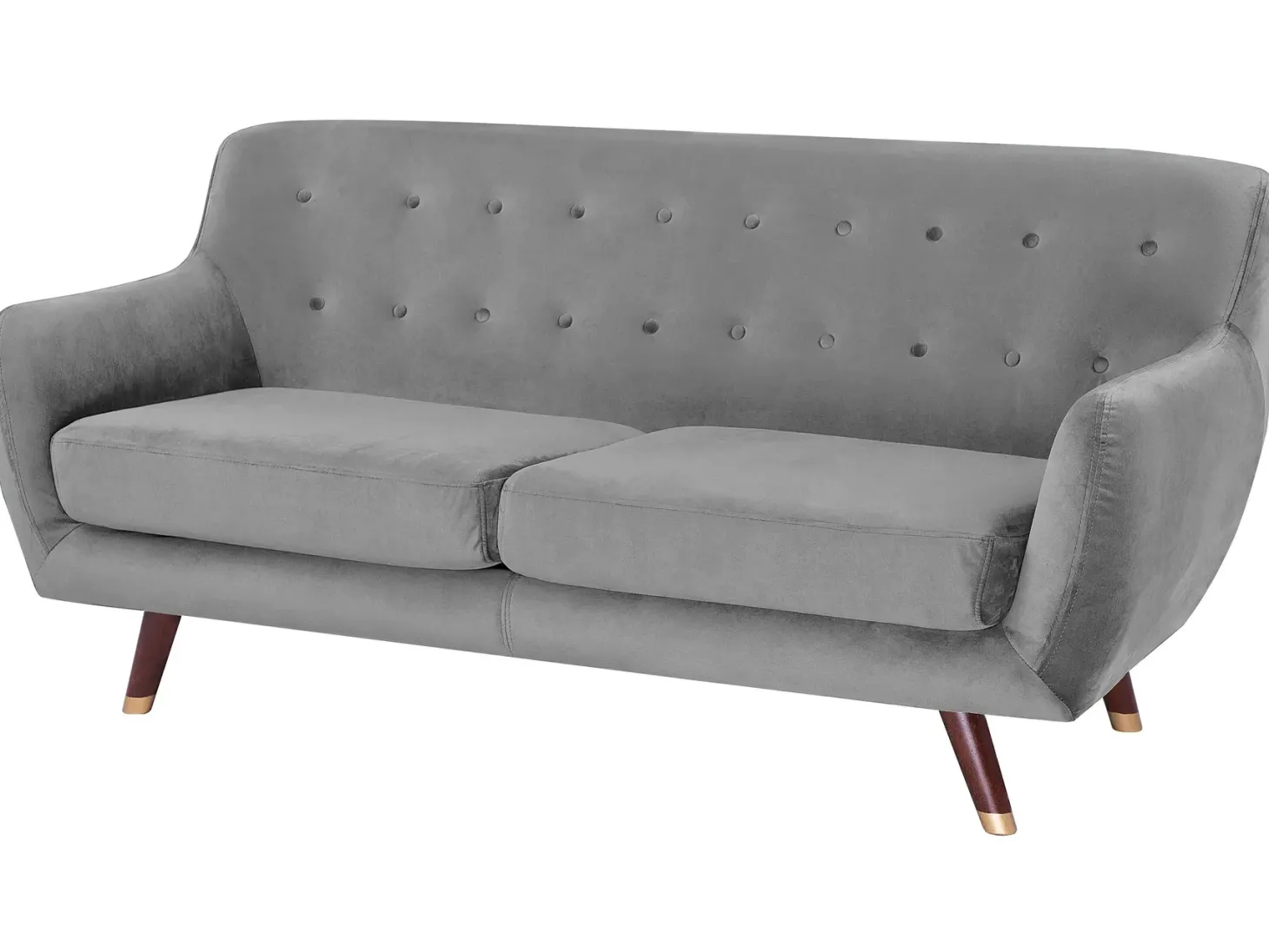 Sofa 3 personers BODO Velour Grå
