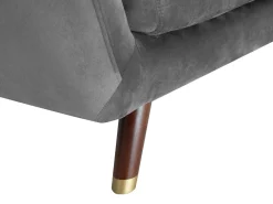 Sofa 3 personers BODO Velour Grå