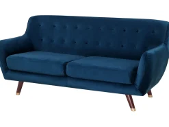 Sofa 3 personers BODO Velour Navy Blå