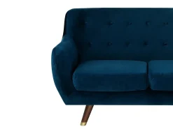 Sofa 3 personers BODO Velour Navy Blå