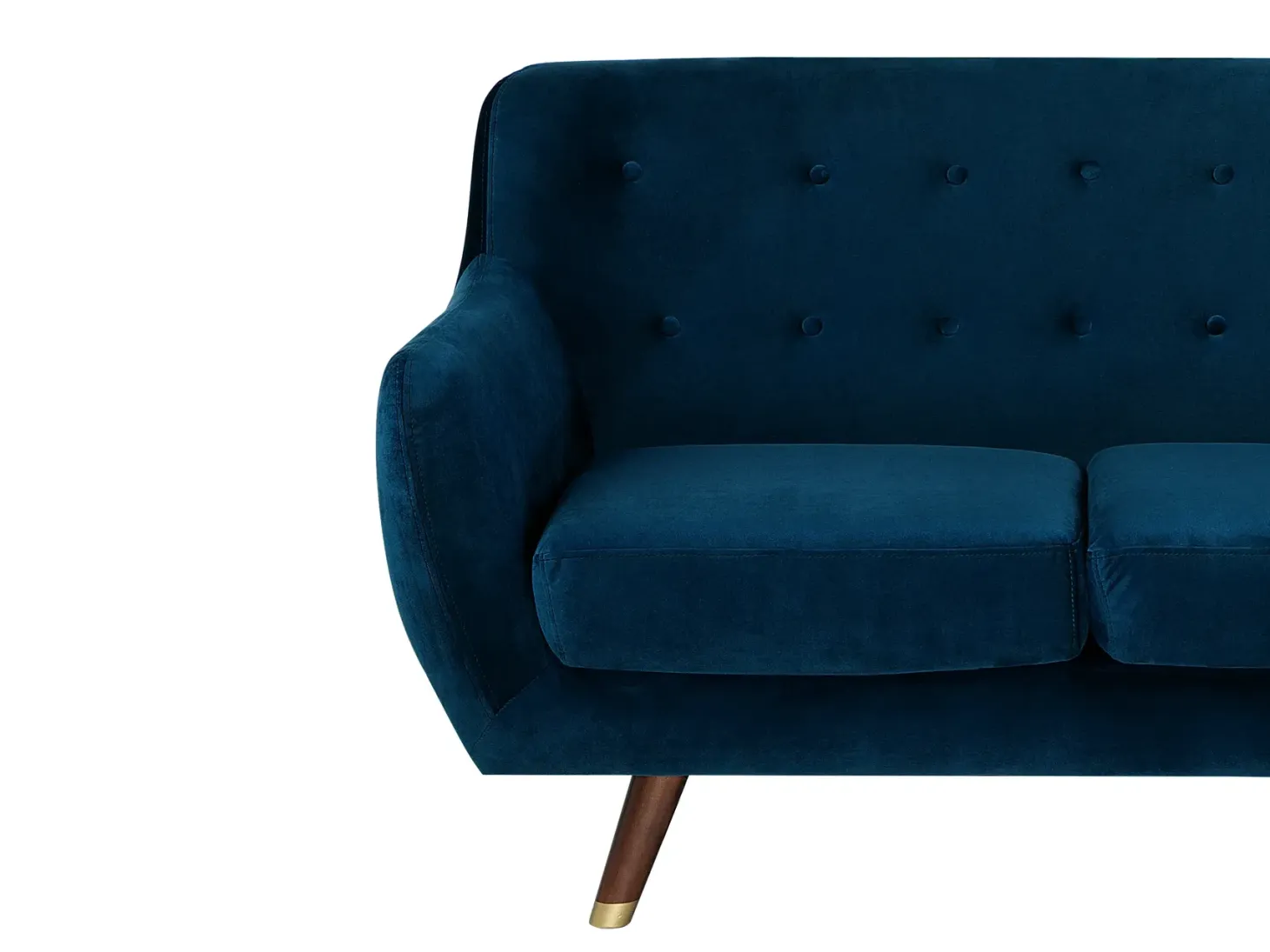 Sofa 3 personers BODO Velour Navy Blå