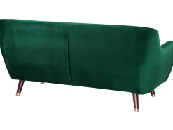 Sofa 3 personers BODO Velour Smaragdgrøn
