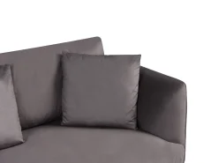 Sofa 3 personers BODUM Velour Brungrå