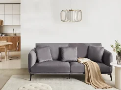 Sofa 3 personers BODUM Velour Brungrå