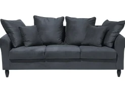 Sofa 3 personers BORNHOLM Velour Mørkegrå