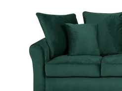 Sofa 3 personers BORNHOLM Velour Mørkegrøn