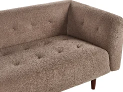 Sofa 3 personers BYSKE Boucle Brun