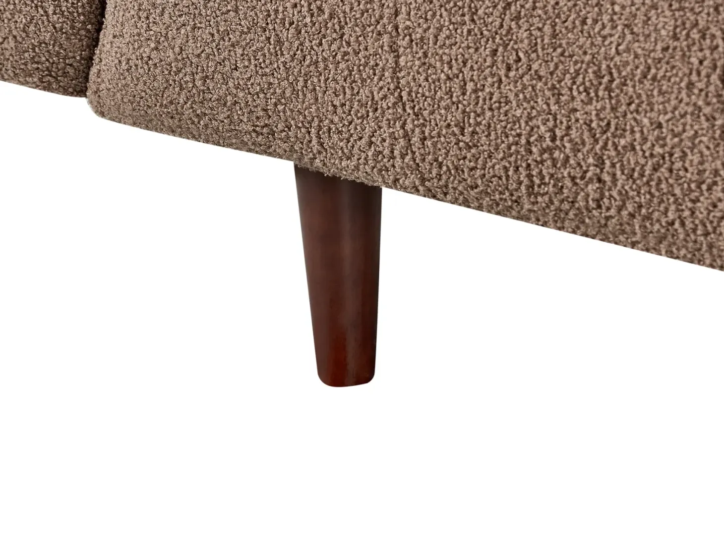 Sofa 3 personers BYSKE Boucle Brun